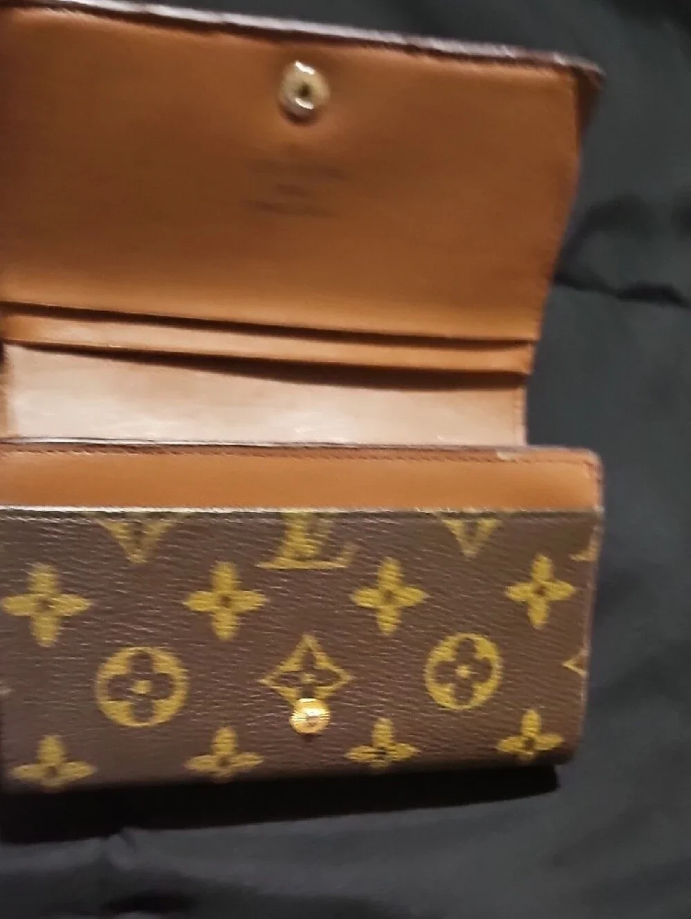Louis Vuitton Monogram Folding Key Holder Wallet - Brown & Gold